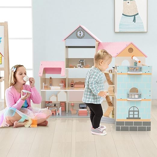 Wood & Play Corner Doll House © Ⓢ