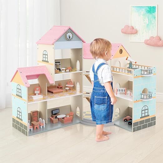 Wood & Play Corner Doll House © Ⓢ
