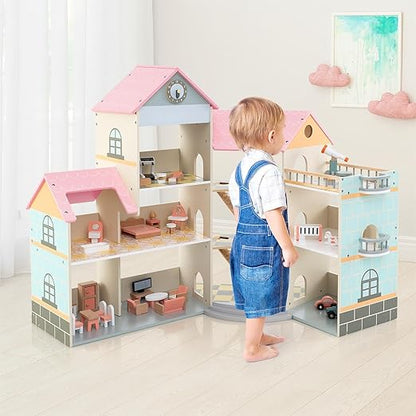 Wood & Play Corner Doll House © Ⓢ