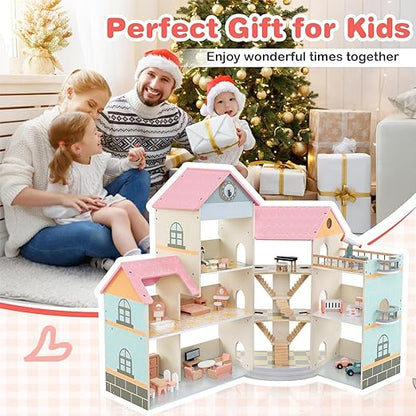 Wood & Play Corner Doll House © Ⓢ